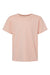 Gildan 64000BCVC Youth Softstyle CVC Short Sleeve Crewneck T-Shirt Dusty Rose Pink Flat Front
