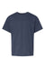 Gildan 67000B Youth Softstyle CVC Short Sleeve Crewneck T-Shirt Navy Blue Mist Flat Front