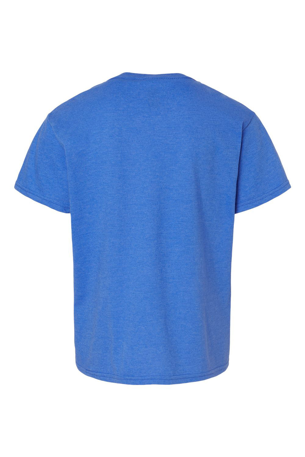 Gildan 67000B Youth Softstyle CVC Short Sleeve Crewneck T-Shirt Royal Blue Mist Flat Back
