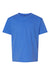 Gildan 67000B Youth Softstyle CVC Short Sleeve Crewneck T-Shirt Royal Blue Mist Flat Front