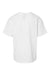 Gildan 67000B Youth Softstyle CVC Short Sleeve Crewneck T-Shirt White Flat Back