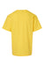 Gildan 67000B Youth Softstyle CVC Short Sleeve Crewneck T-Shirt Daisy Yellow Mist Flat Back