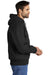 Carhartt CT104050/CTT104050 Mens Active Washed Duck Full Zip Hooded Jacket Black Model Side