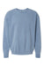Comfort Colors 1466 Mens Garment Dyed Fleece Crewneck Sweatshirt Blue Jean Flat Front