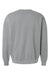 Comfort Colors 1466 Mens Garment Dyed Fleece Crewneck Sweatshirt Grey Flat Back