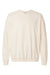 Comfort Colors 1466 Mens Garment Dyed Fleece Crewneck Sweatshirt Ivory Flat Front