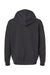 Comfort Colors 1467 Mens Garment Dyed Fleece Hooded Sweatshirt Hoodie Black Flat Back