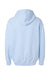 Comfort Colors 1467 Mens Garment Dyed Fleece Hooded Sweatshirt Hoodie Hydrangea Blue Flat Back
