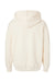 Comfort Colors 1467 Mens Garment Dyed Fleece Hooded Sweatshirt Hoodie Ivory Flat Back
