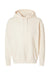 Comfort Colors 1467 Mens Garment Dyed Fleece Hooded Sweatshirt Hoodie Ivory Flat Front