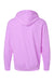 Comfort Colors 1467 Mens Garment Dyed Fleece Hooded Sweatshirt Hoodie Neon Violet Purple Flat Back