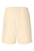 Comfort Colors 1468 Mens Garment Dyed Fleece Shorts w/ Pockets Ivory Flat Back