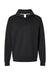 Champion S450 Mens Powerblend 1/4 Zip Sweatshirt Black Flat Front