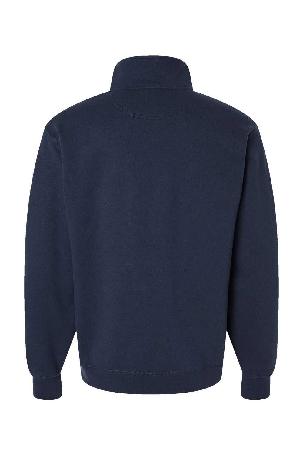 Champion S450 Mens Powerblend 1/4 Zip Sweatshirt Navy Blue Flat Back