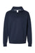 Champion S450 Mens Powerblend 1/4 Zip Sweatshirt Navy Blue Flat Front