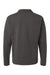 ComfortWash By Hanes GDH490 Mens Garment Dyed Polo Collar Sweatshirt New Railroad Grey Flat Back