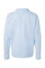 ComfortWash By Hanes GDH490 Mens Garment Dyed Polo Collar Sweatshirt Soothing Blue Flat Back