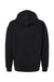 American Apparel RF498 Mens ReFlex Fleece Hooded Sweatshirt Hoodie Black Flat Back