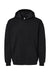 American Apparel RF498 Mens ReFlex Fleece Hooded Sweatshirt Hoodie w/ Pouch Pocket Black Flat Front