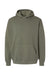 American Apparel RF498 Mens ReFlex Fleece Hooded Sweatshirt Hoodie w/ Pouch Pocket Lieutenant Green Flat Front