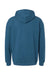 American Apparel RF498 Mens ReFlex Fleece Hooded Sweatshirt Hoodie w/ Pouch Pocket Sea Blue Flat Back