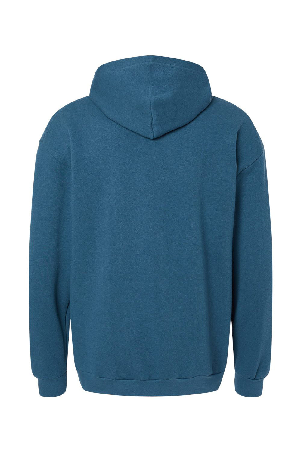 American Apparel RF498 Mens ReFlex Fleece Hooded Sweatshirt Hoodie Sea Blue Flat Back