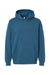 American Apparel RF498 Mens ReFlex Fleece Hooded Sweatshirt Hoodie Sea Blue Flat Front