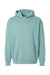 American Apparel RF498 Mens ReFlex Fleece Hooded Sweatshirt Hoodie w/ Pouch Pocket Arctic Green Flat Front