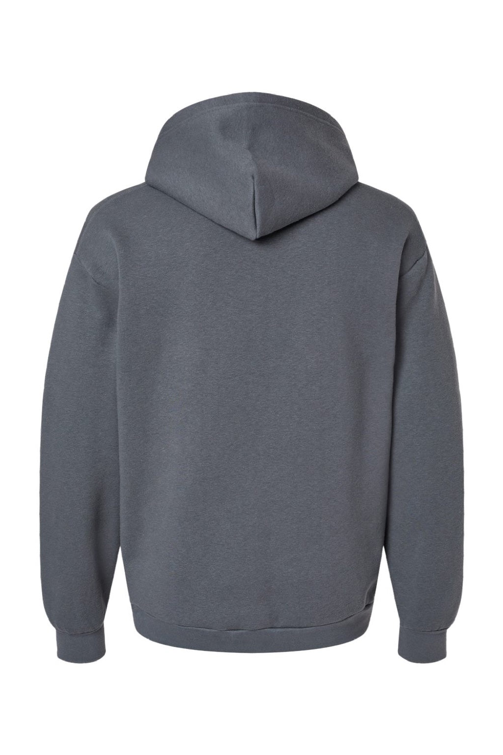 American Apparel RF498 Mens ReFlex Fleece Hooded Sweatshirt Hoodie w/ Pouch Pocket Asphalt Grey Flat Back