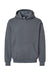 American Apparel RF498 Mens ReFlex Fleece Hooded Sweatshirt Hoodie Asphalt Grey Flat Front