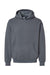 American Apparel RF498 Mens ReFlex Fleece Hooded Sweatshirt Hoodie w/ Pouch Pocket Asphalt Grey Flat Front