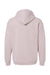 American Apparel RF498 Mens ReFlex Fleece Hooded Sweatshirt Hoodie w/ Pouch Pocket Blush Pink Flat Back