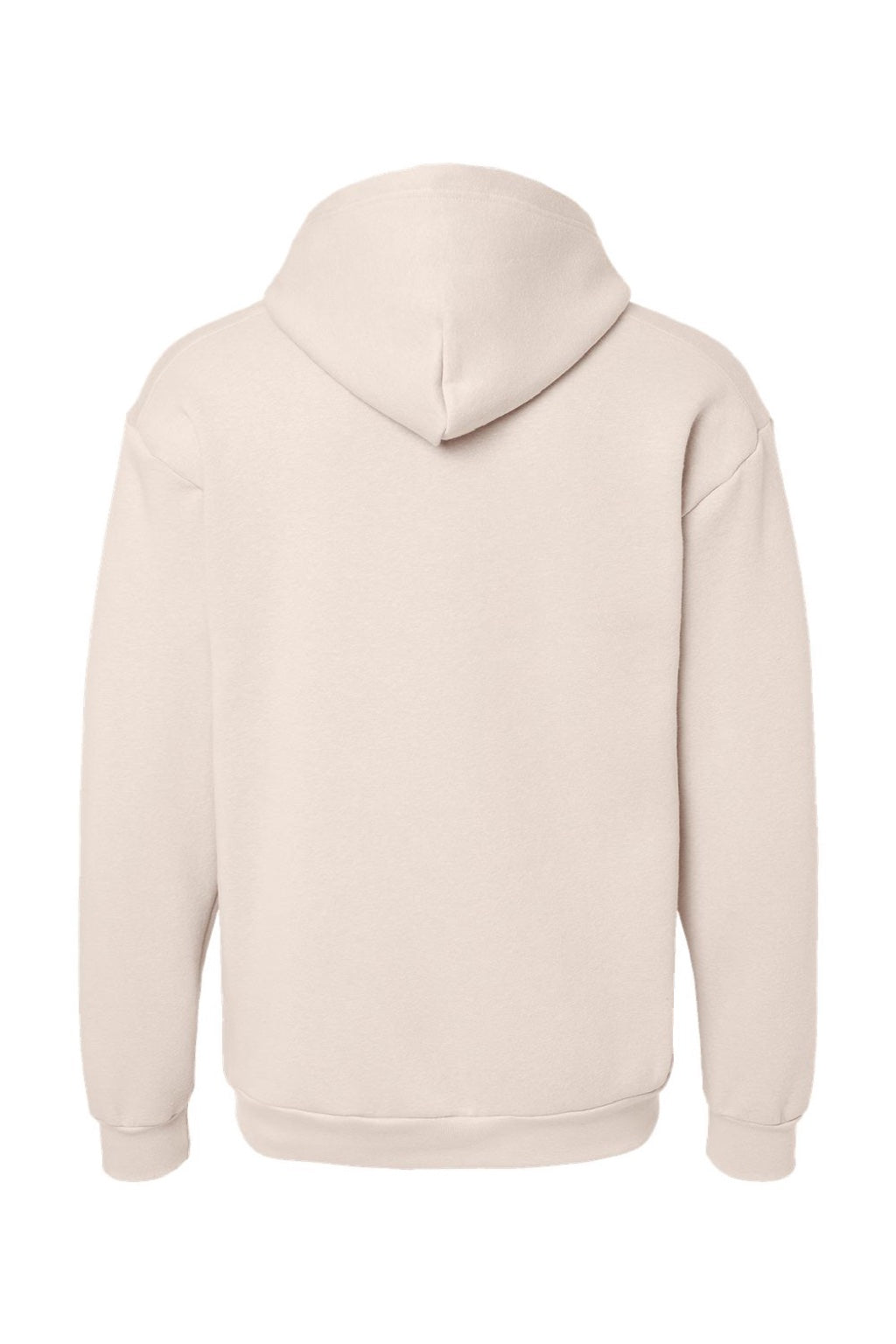 American Apparel RF498 Mens ReFlex Fleece Hooded Sweatshirt Hoodie w/ Pouch Pocket Bone Flat Back
