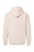 American Apparel RF498 Mens ReFlex Fleece Hooded Sweatshirt Hoodie w/ Pouch Pocket Bone Flat Back
