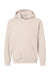 American Apparel RF498 Mens ReFlex Fleece Hooded Sweatshirt Hoodie w/ Pouch Pocket Bone Flat Front