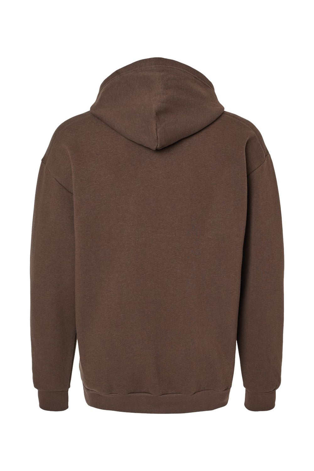 American Apparel RF498 Mens ReFlex Fleece Hooded Sweatshirt Hoodie Brown Flat Back