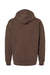 American Apparel RF498 Mens ReFlex Fleece Hooded Sweatshirt Hoodie Brown Flat Back