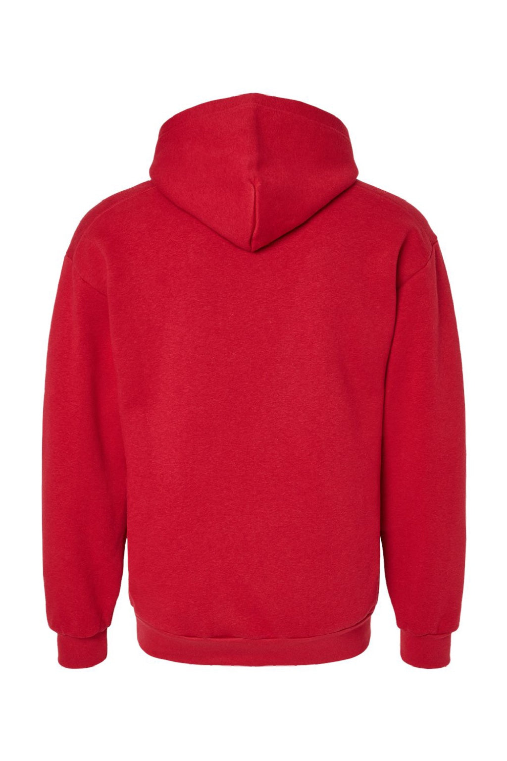 American Apparel RF498 Mens ReFlex Fleece Hooded Sweatshirt Hoodie w/ Pouch Pocket Cardinal Red Flat Back