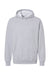American Apparel RF498 Mens ReFlex Fleece Hooded Sweatshirt Hoodie Heather Grey Flat Front