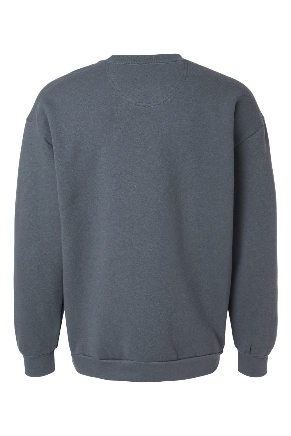 American Apparel RF496 Mens ReFlex Fleece Crewneck Sweatshirt Asphalt Grey Flat Back