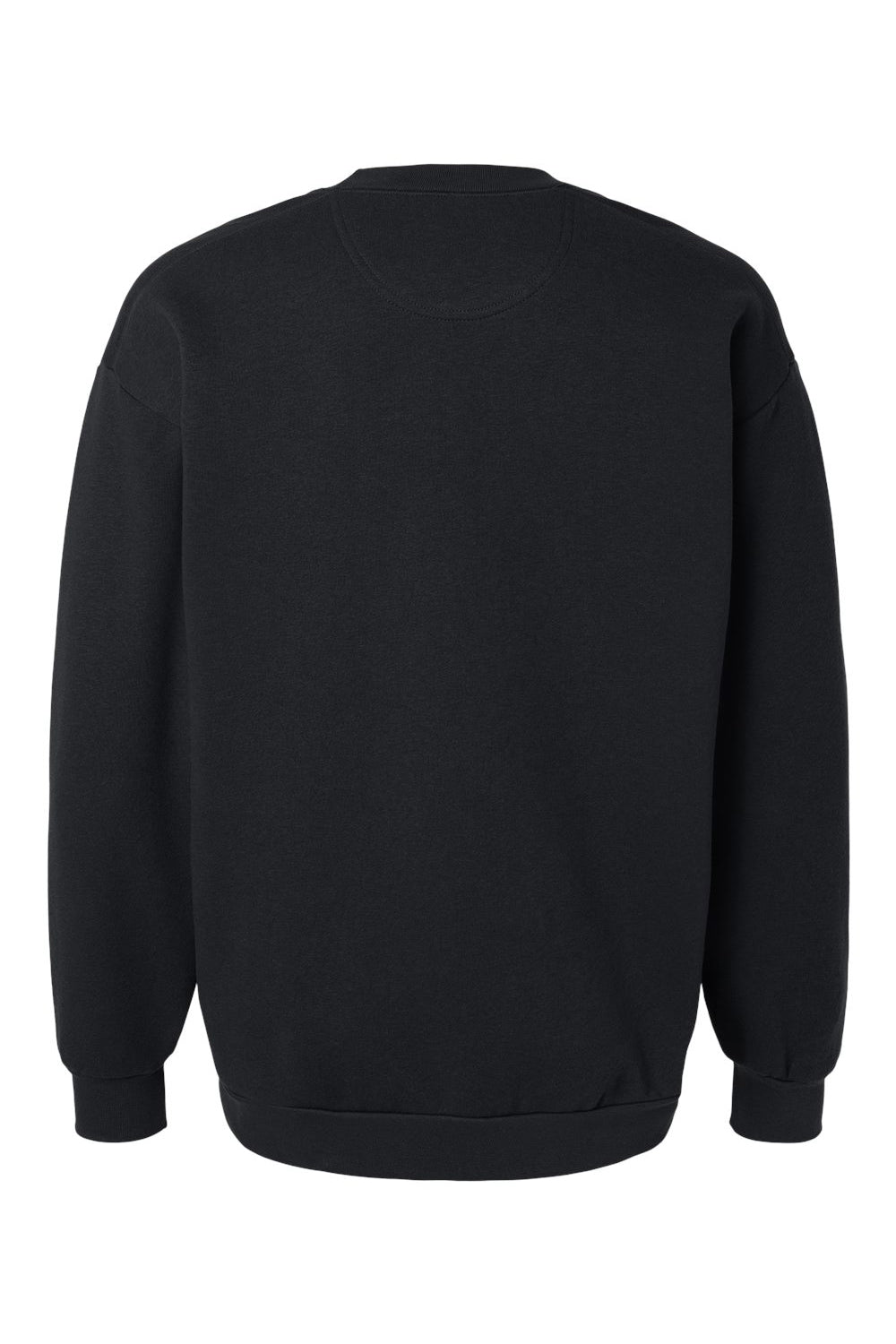 American Apparel RF496 Mens ReFlex Fleece Crewneck Sweatshirt Black Flat Back