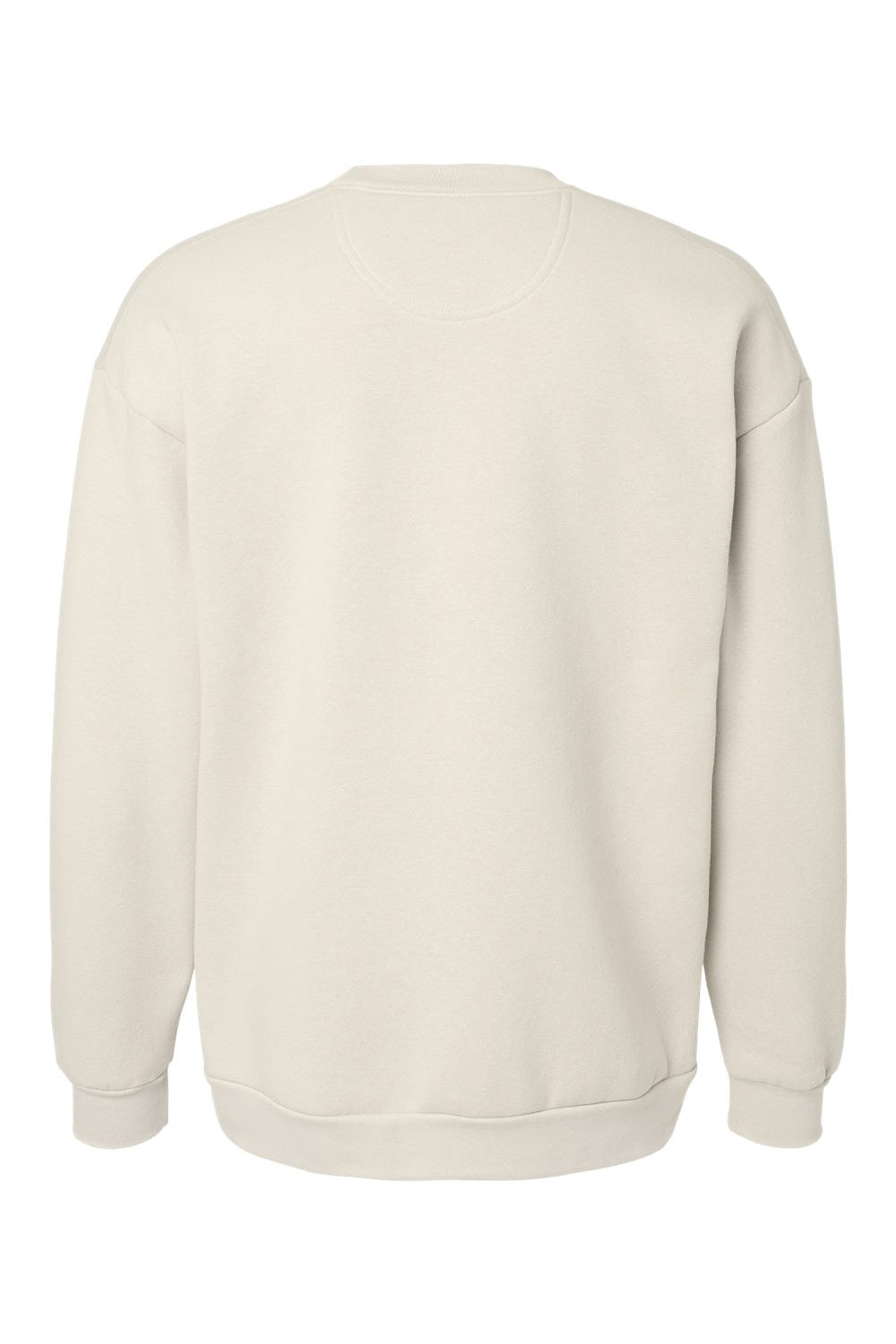 American Apparel RF496 Mens ReFlex Fleece Crewneck Sweatshirt Bone Flat Back