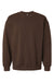 American Apparel RF496 Mens ReFlex Fleece Crewneck Sweatshirt Brown Flat Front