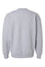 American Apparel RF496 Mens ReFlex Fleece Crewneck Sweatshirt Heather Grey Flat Back