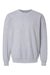 American Apparel RF496 Mens ReFlex Fleece Crewneck Sweatshirt Heather Grey Flat Front