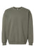 American Apparel RF496 Mens ReFlex Fleece Crewneck Sweatshirt Lieutenant Green Flat Front