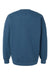 American Apparel RF496 Mens ReFlex Fleece Crewneck Sweatshirt Sea Blue Flat Back