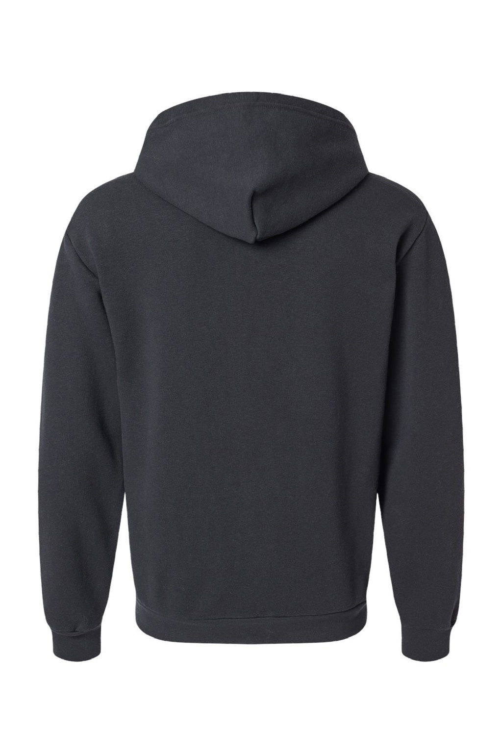 American Apparel RF497 Mens ReFlex Fleece Full Zip Hooded Sweatshirt Hoodie w/ Pockets Black Flat Back