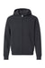 American Apparel RF497 Mens ReFlex Fleece Full Zip Hooded Sweatshirt Hoodie w/ Pockets Black Flat Front