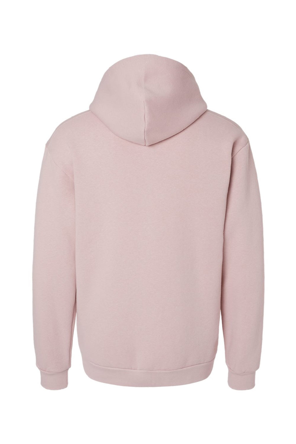 American Apparel RF497 Mens ReFlex Fleece Full Zip Hooded Sweatshirt Hoodie w/ Pockets Blush Pink Flat Back